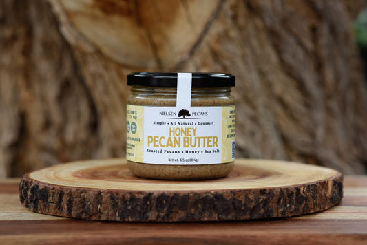10 oz. jar of Nielsen Honey Pecan Butter