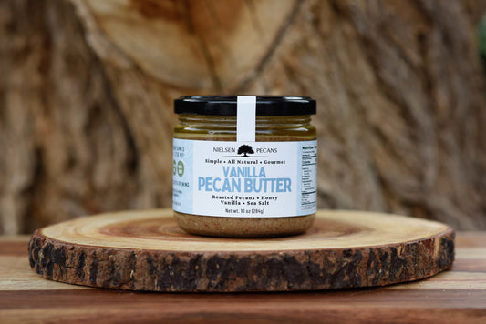 10 oz. jar of Nielsen Vanilla Pecan Butter