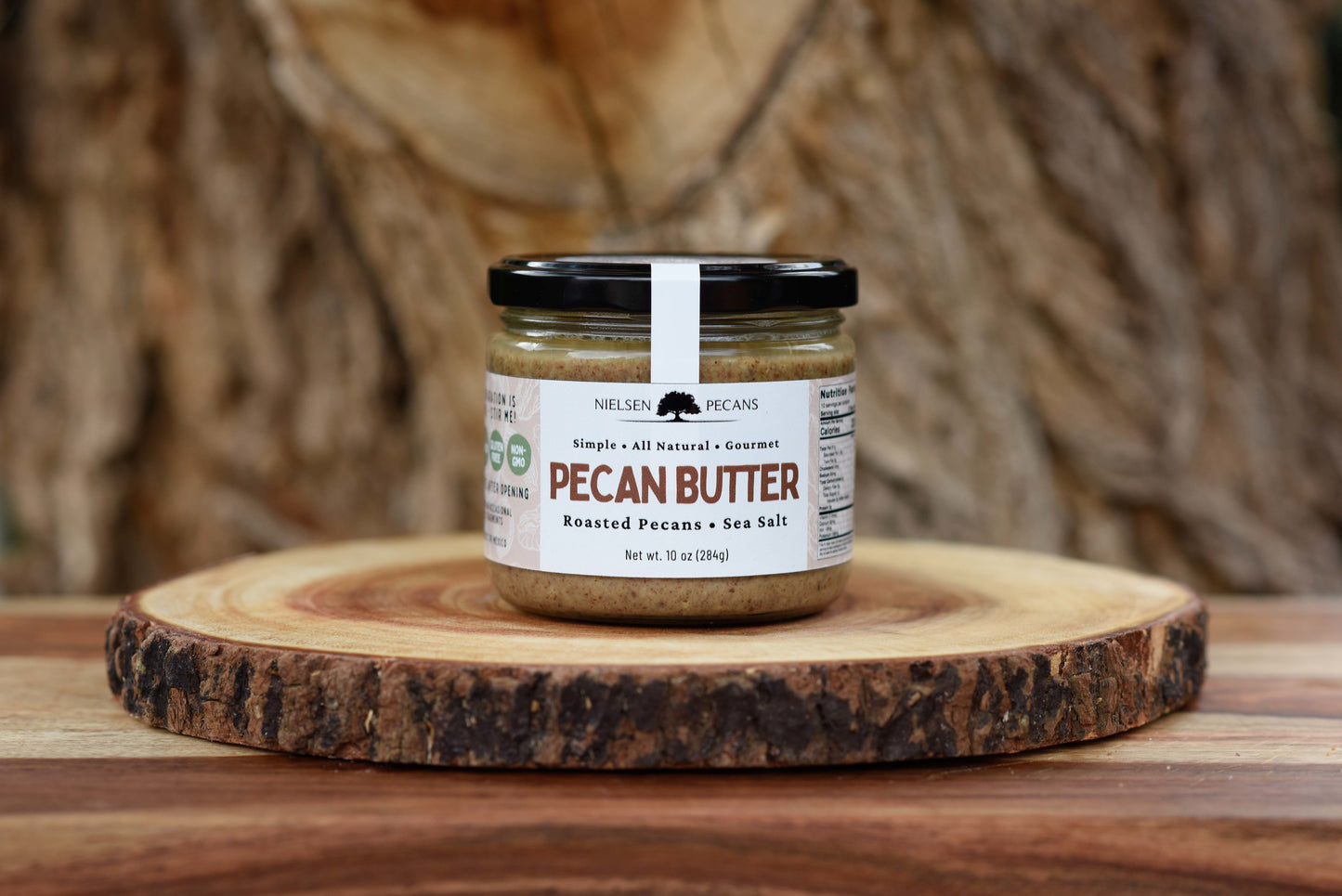 10 oz. jar of Nielsen Original Pecan Butter